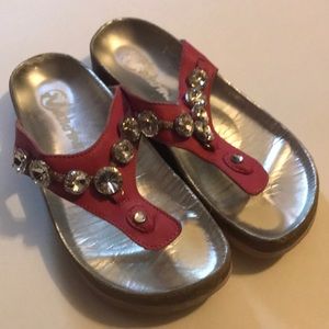 Girls toe thong sandal